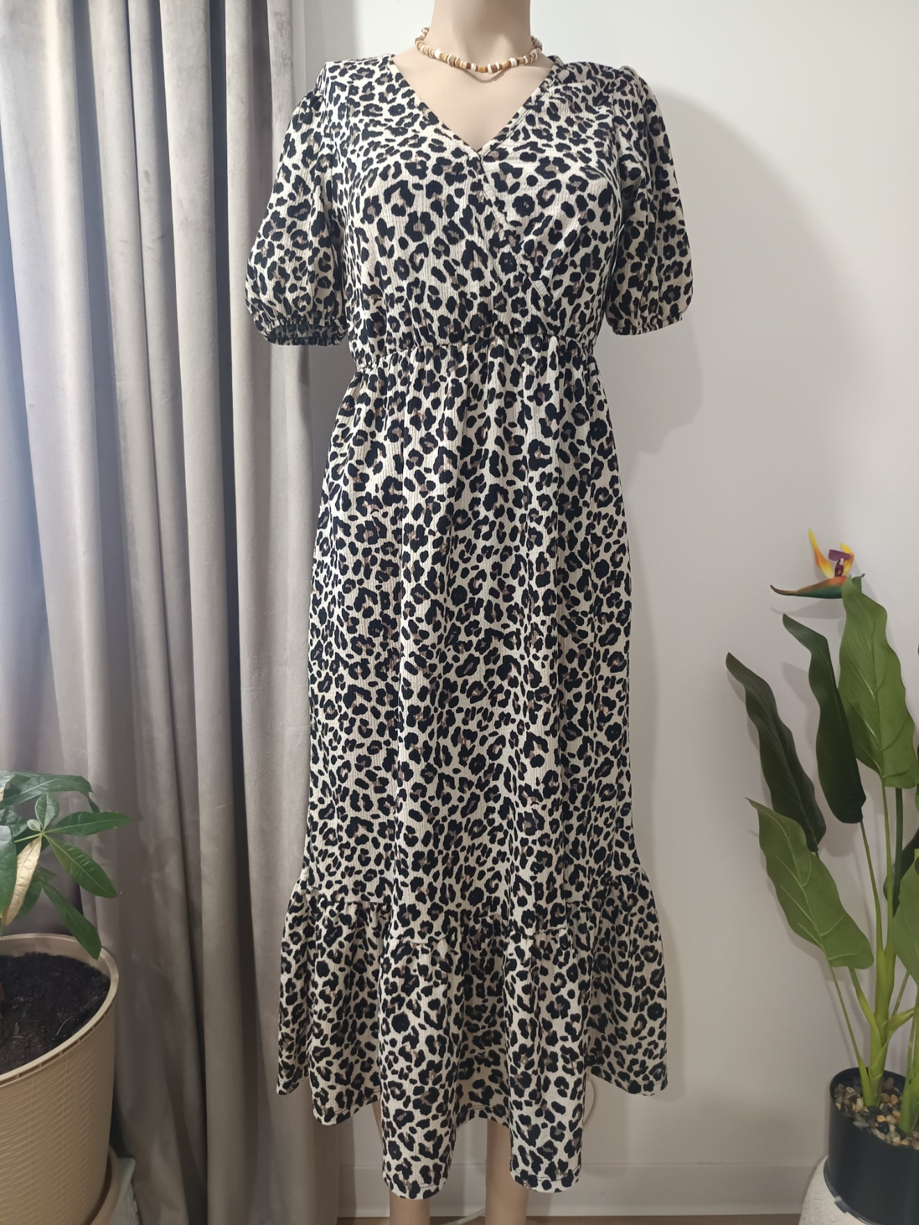 Rochie Midi Leopard Pep&Co