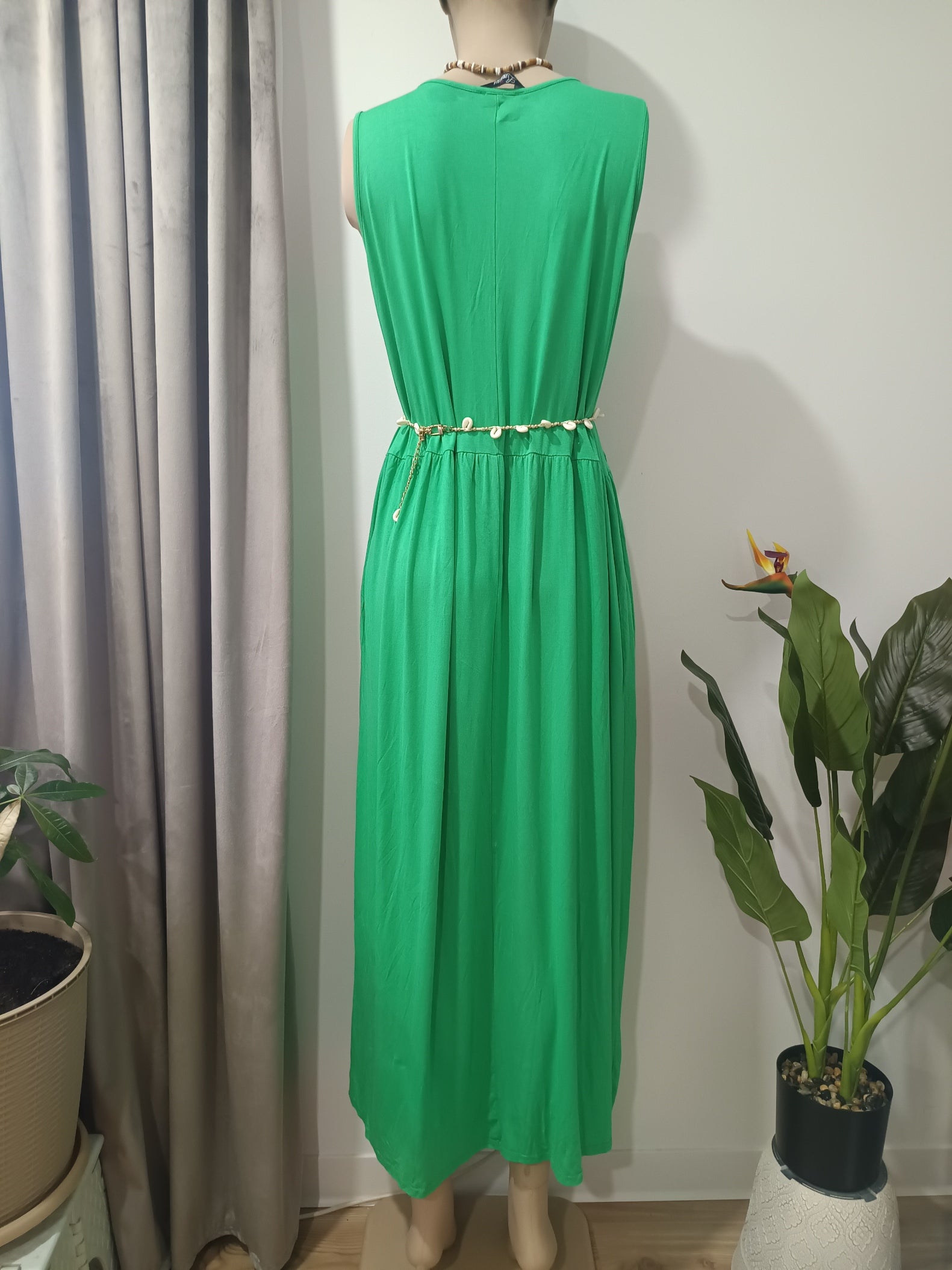 Rochie maxi verde Limited spate