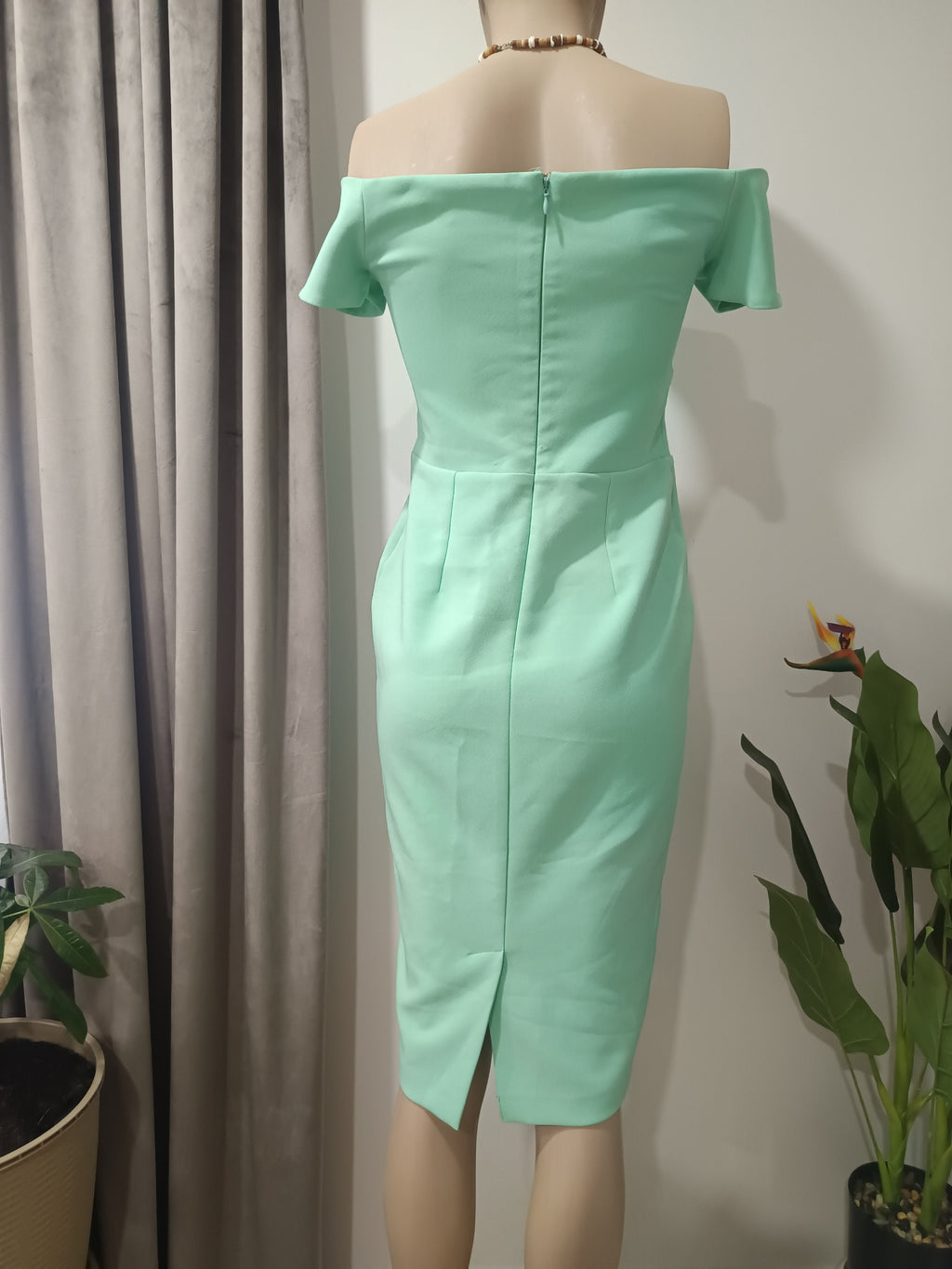 Rochie midi River Island verde mint spate