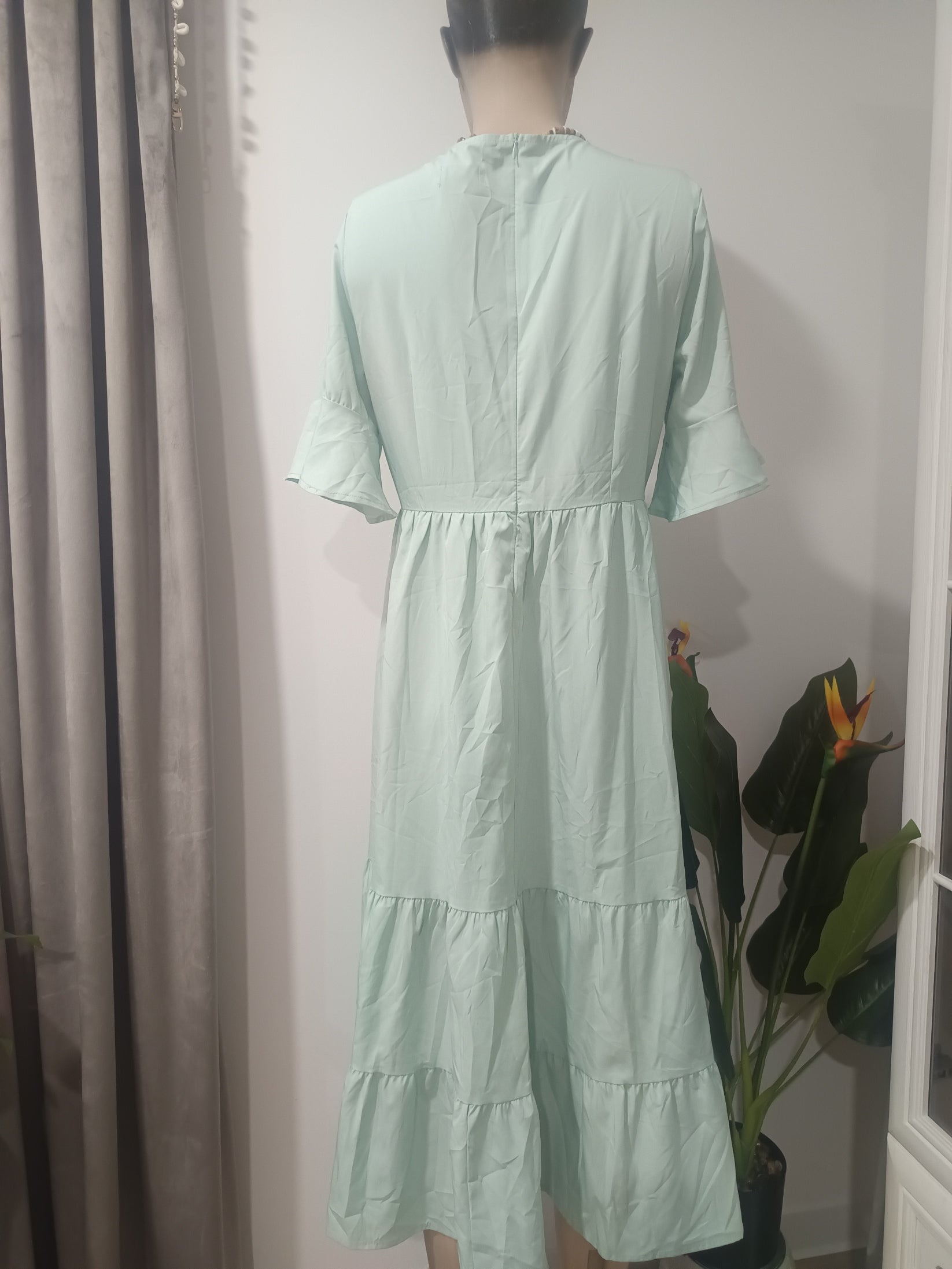 Rochie maxi verde mint Closet spate