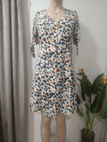 Rochie mini leopard floral Primark față