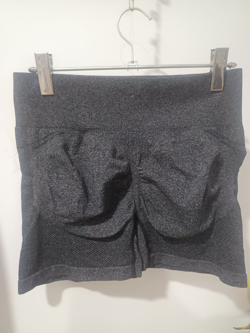 Shorts sport seamless gri antracit spate