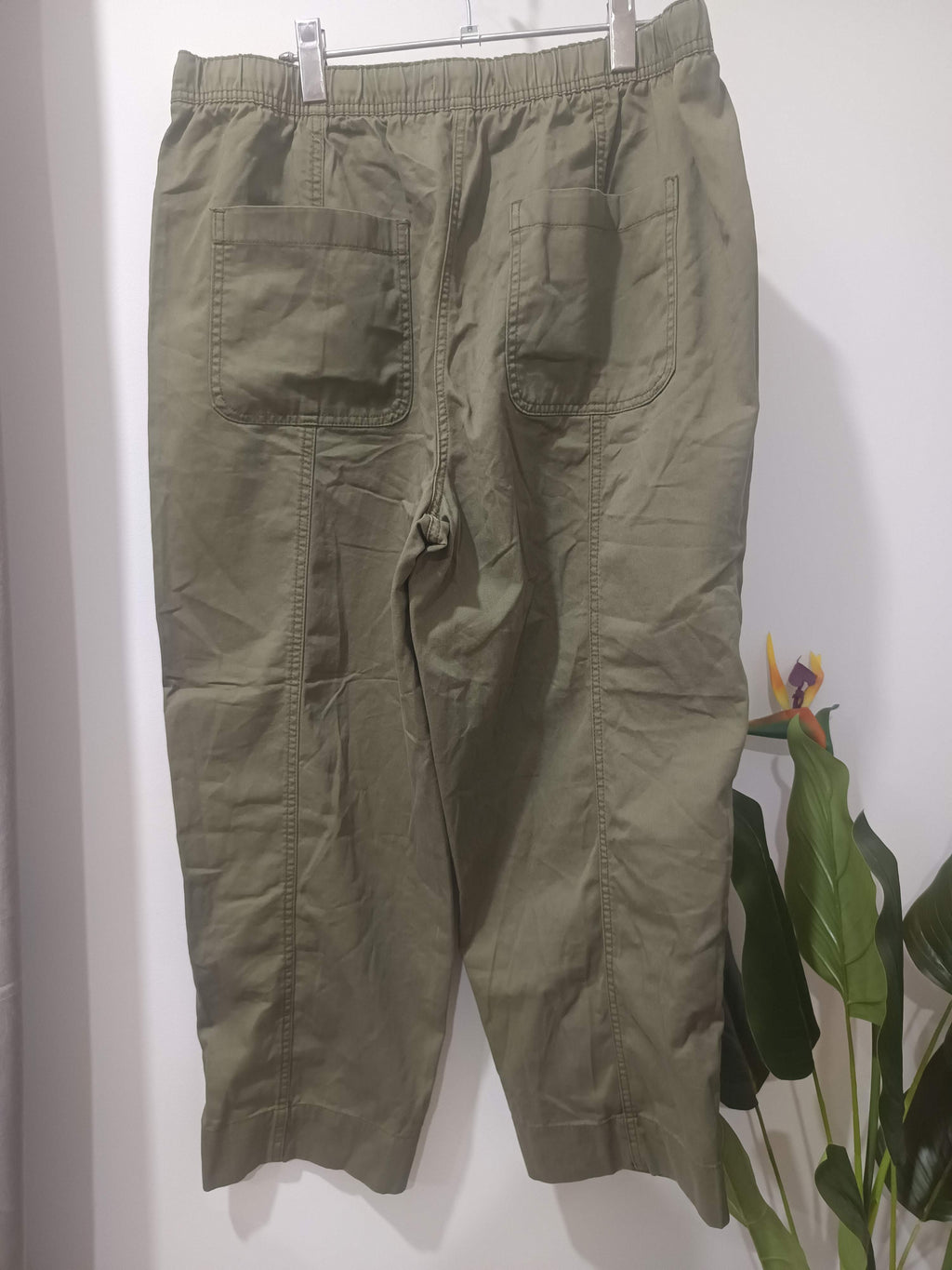 Pantaloni cargo kaki Dunnes - spate