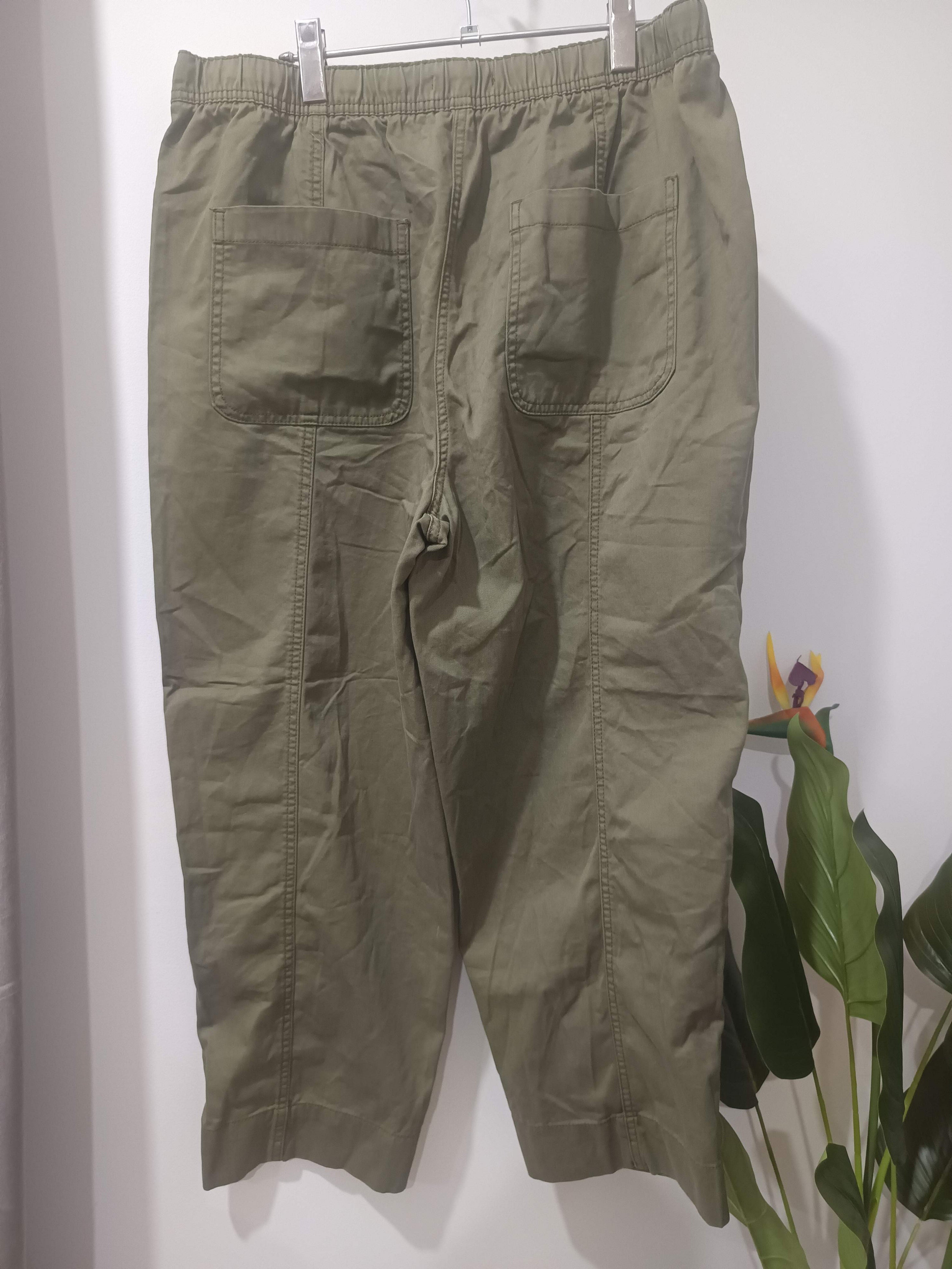 Pantaloni cargo kaki Dunnes - spate