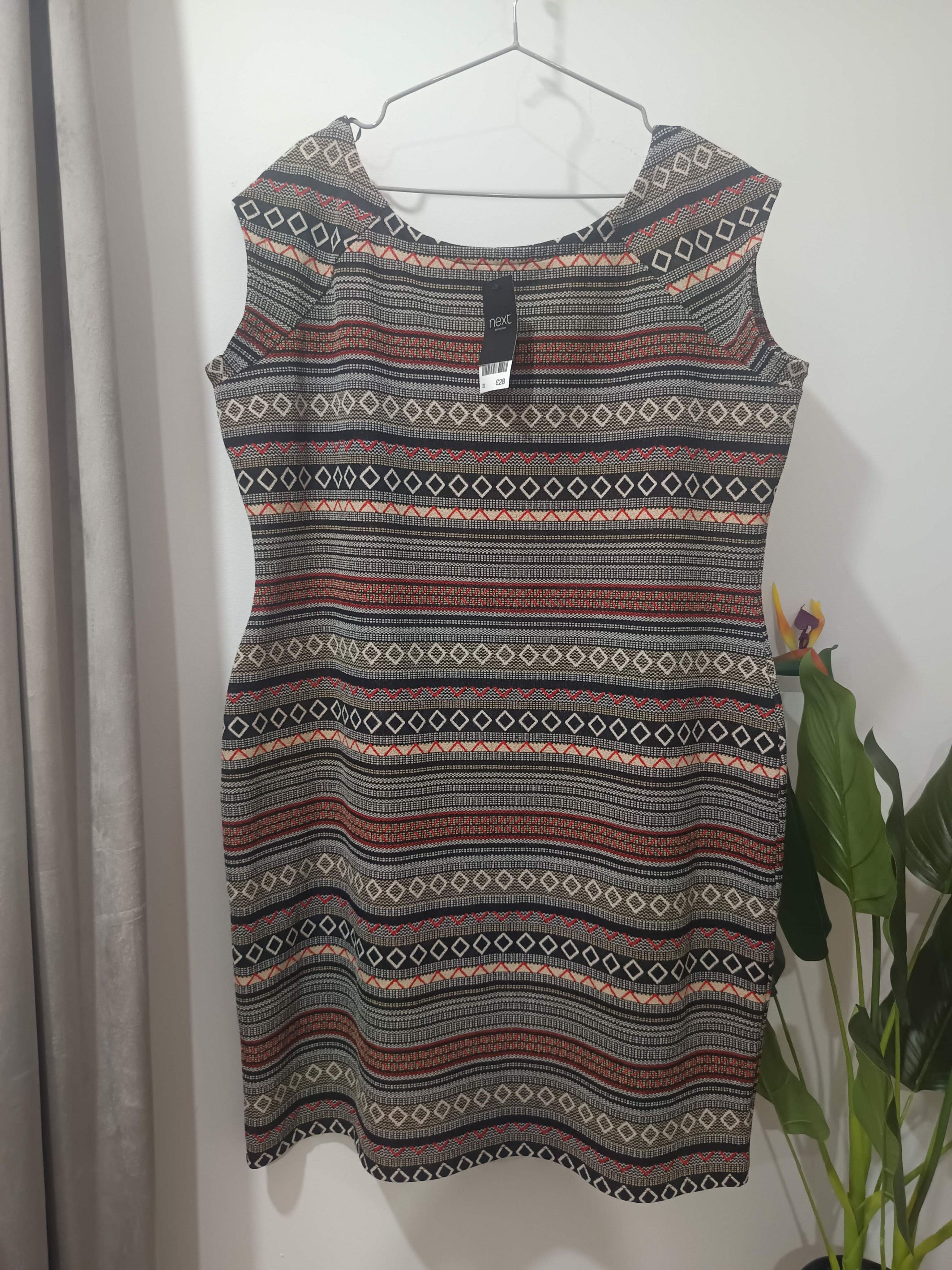 Rochie shift print aztec multicolor Next - spate