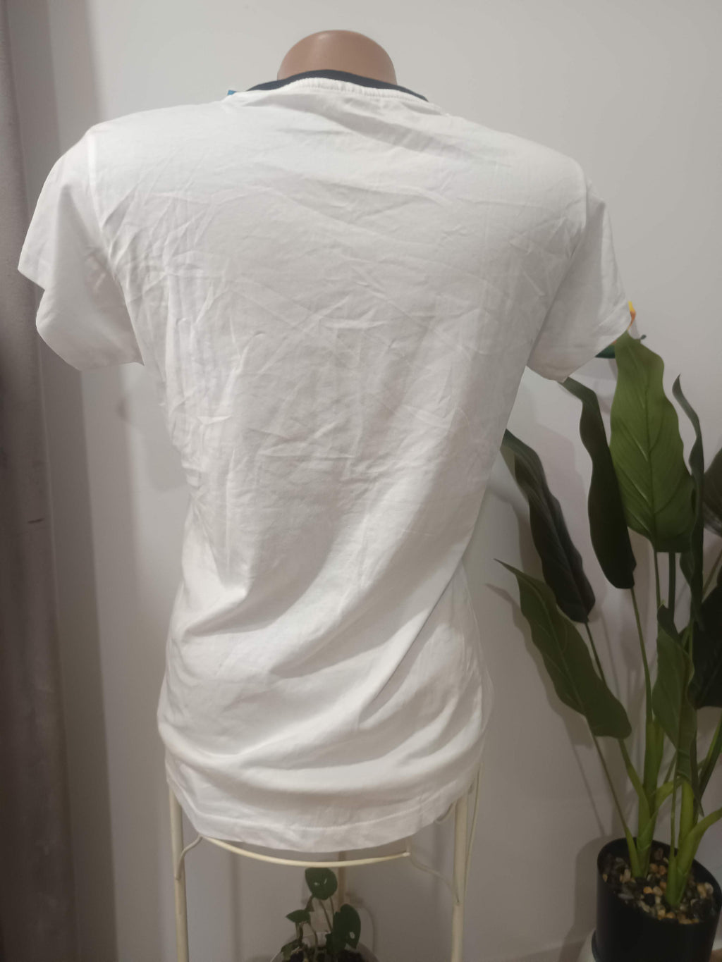 Tricou alb Taylor Thing copii Pyjama Factory - spate
