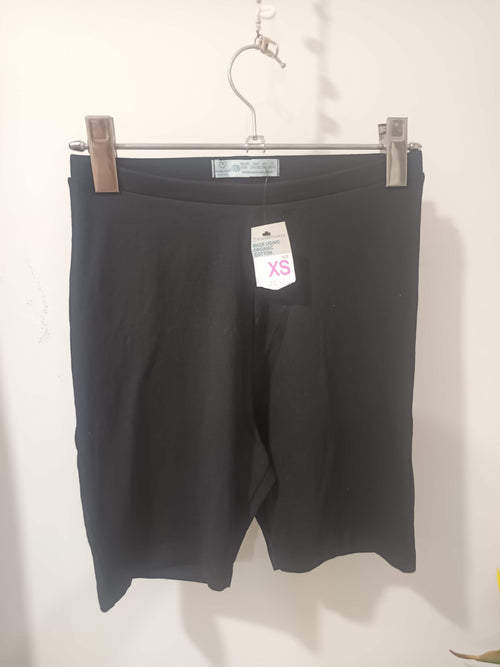 Biker shorts negri bumbac organic Primark - față