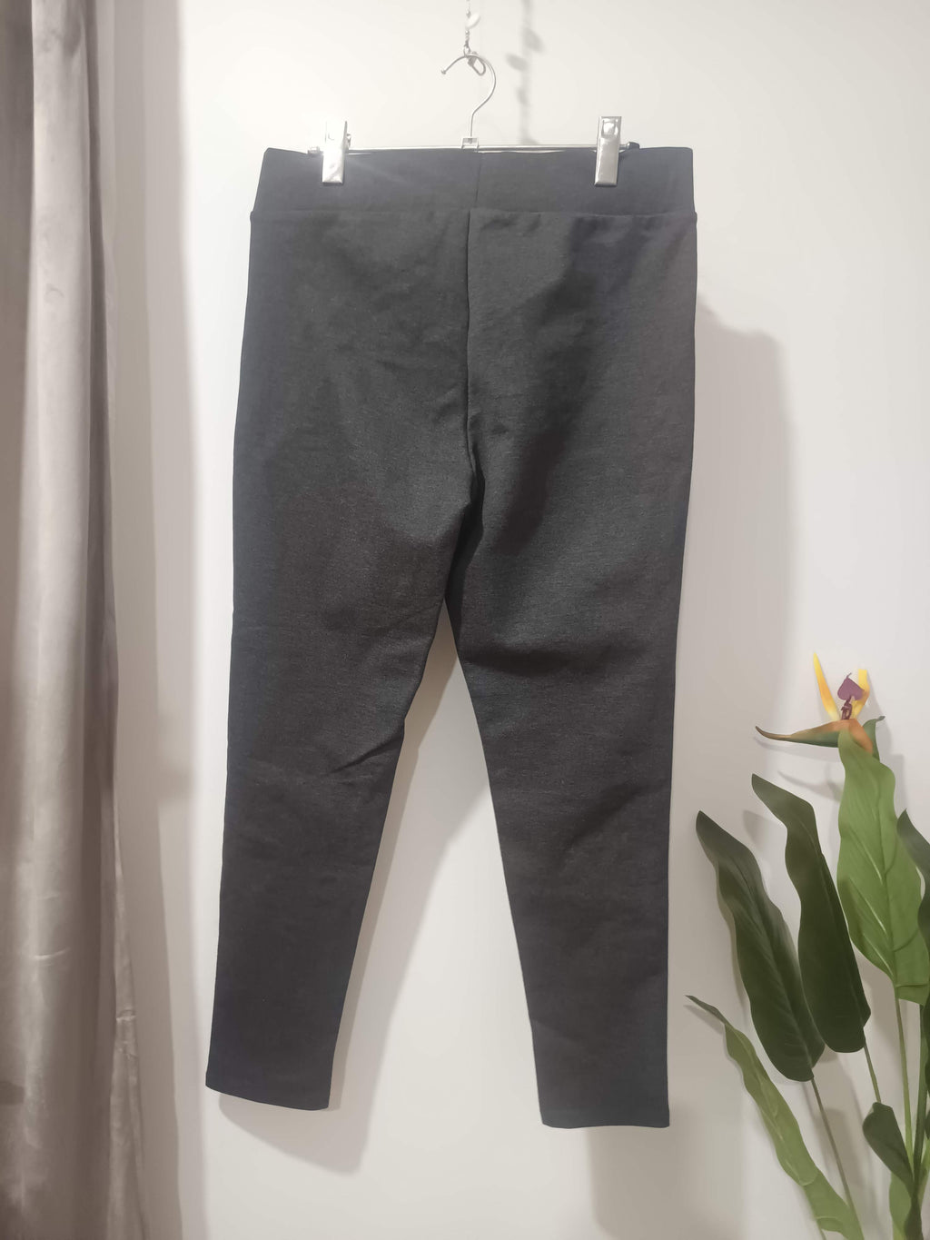 Leggings gri antracit ponte texturat George - spate