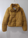 Geacă Puffer Galben Ocru Oversized