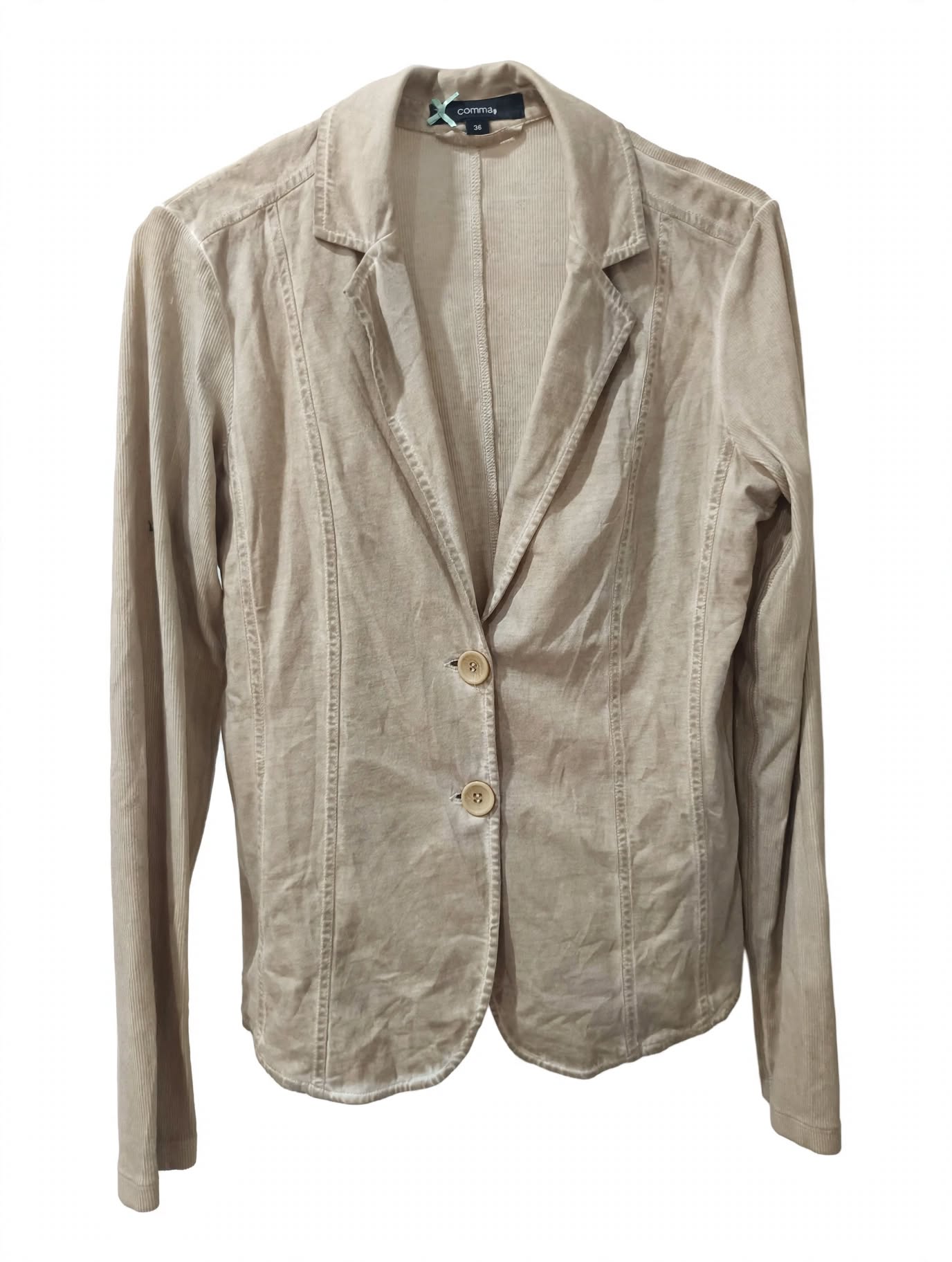 Blazer Comma Bej Texturat – Mărimea 36