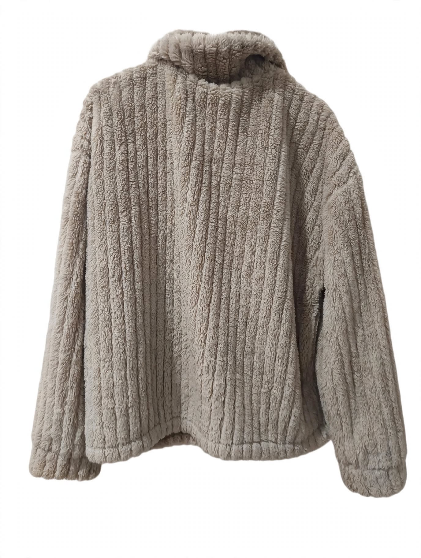 Jachetă SHEIN Teddy Bej – M/L (42)
