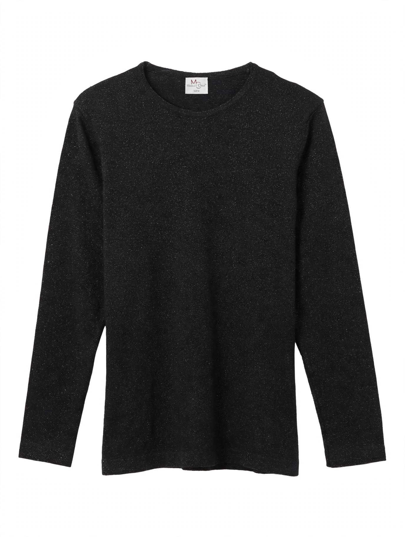 Pulover Fin Marcel Clair Gri Antracit Lurex – Mărimea 36/38