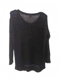 Pulover Open-Knit Plasă H&M Negru – Mărimea S