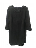Rochie Mini Shift Marc Cain Neagră Mâneci Clopot Căptușită – UK 6
