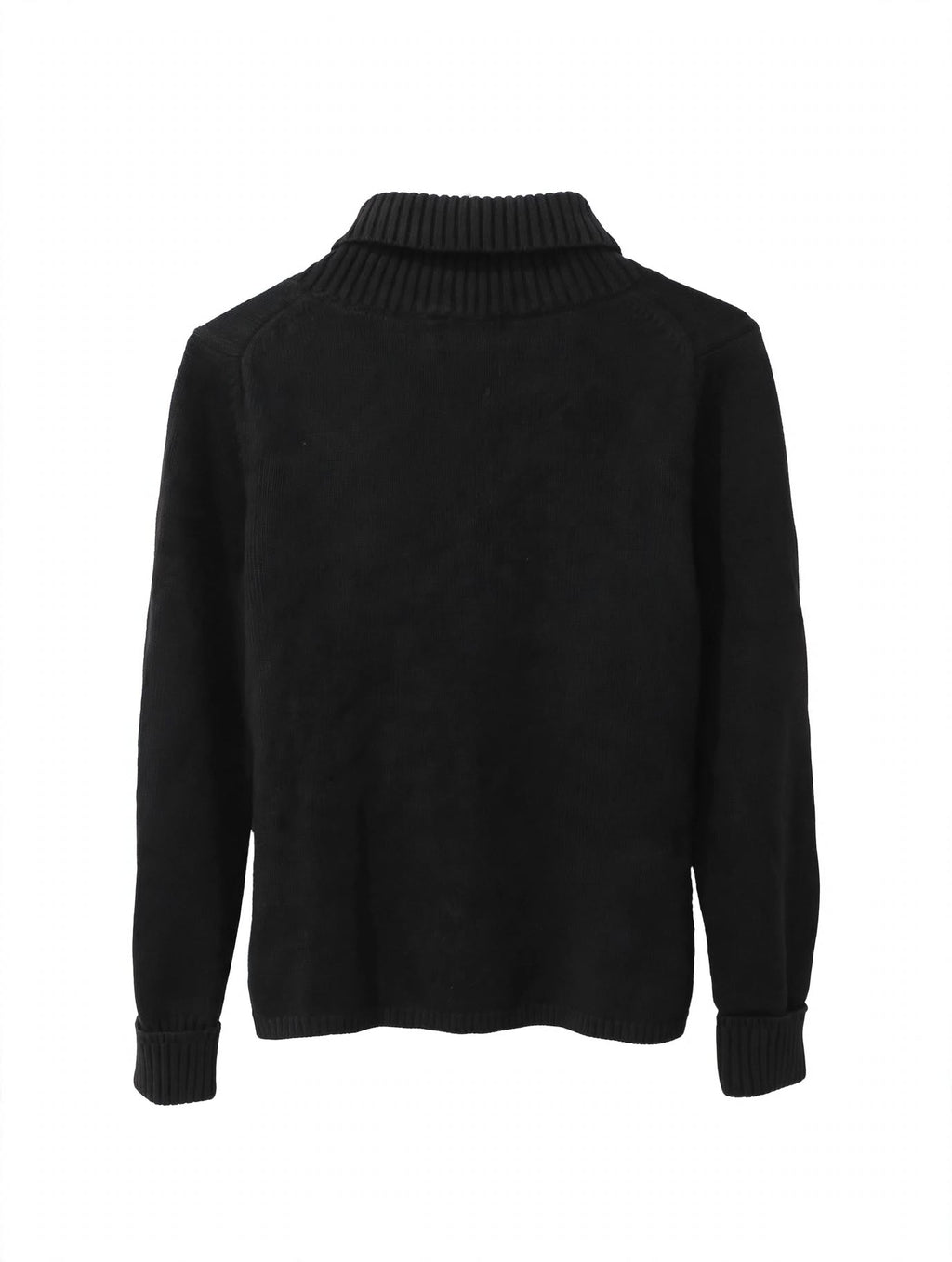 Cardigan Tricotat Mexx Negru Fermoar Auriu – Mărimea M