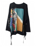 Tunică Ceri&M Neagră Print Fashion – Mărimea 50