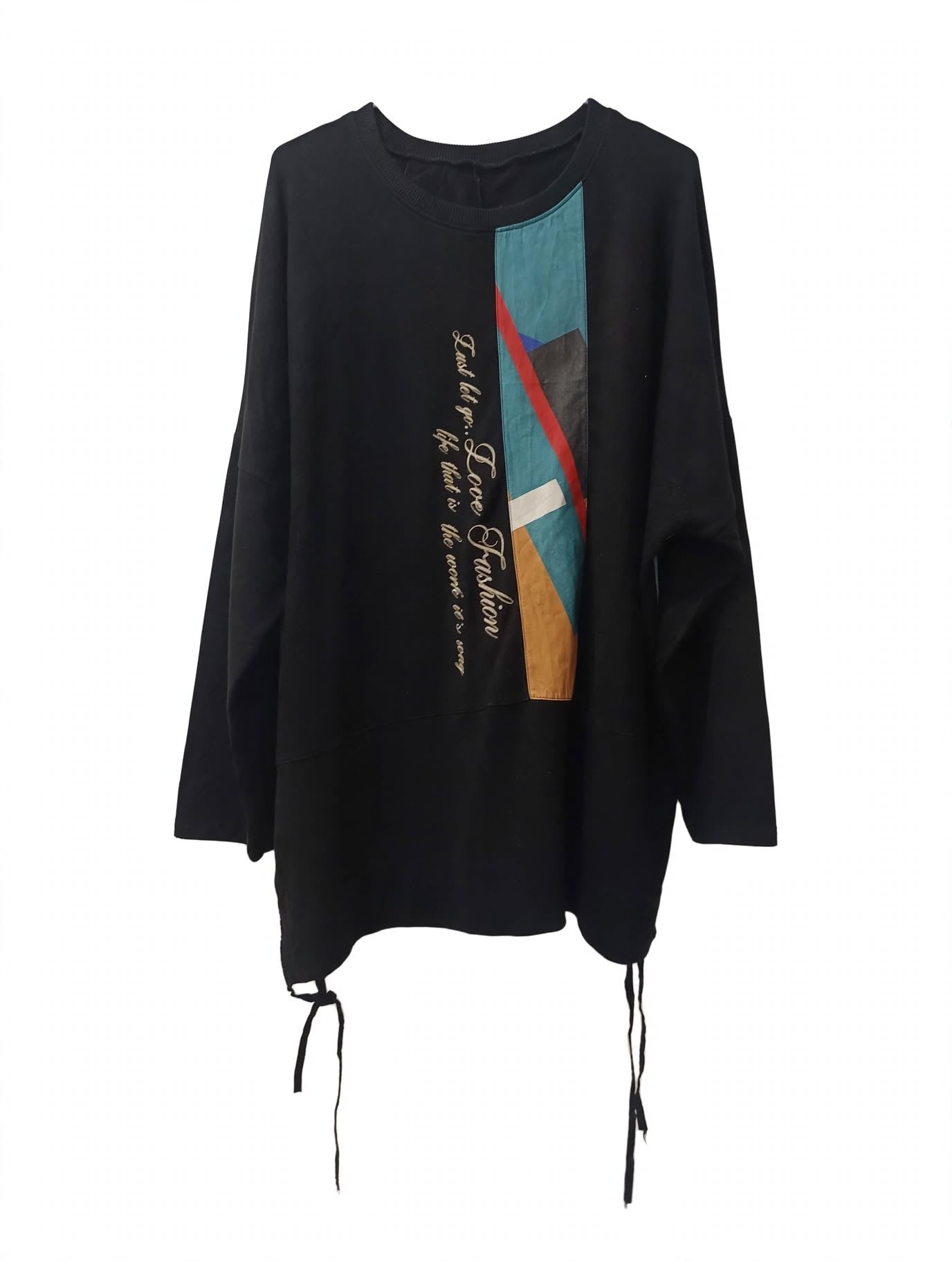 Tunică Ceri&M Neagră Print Fashion – Mărimea 50