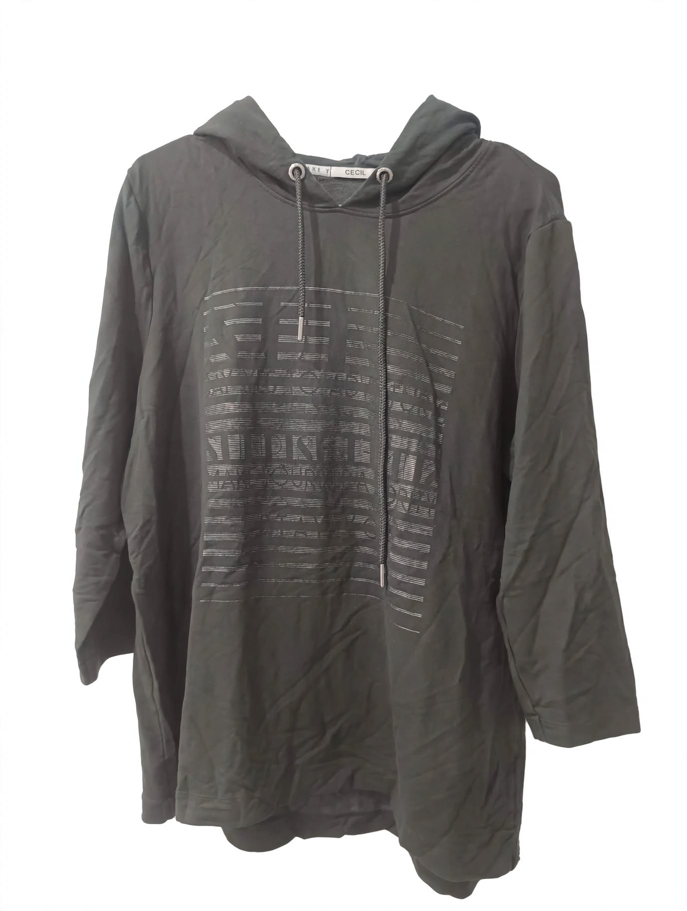 Hanorac Tunică Cecil Verde Kaki Oversize – Mărimea L