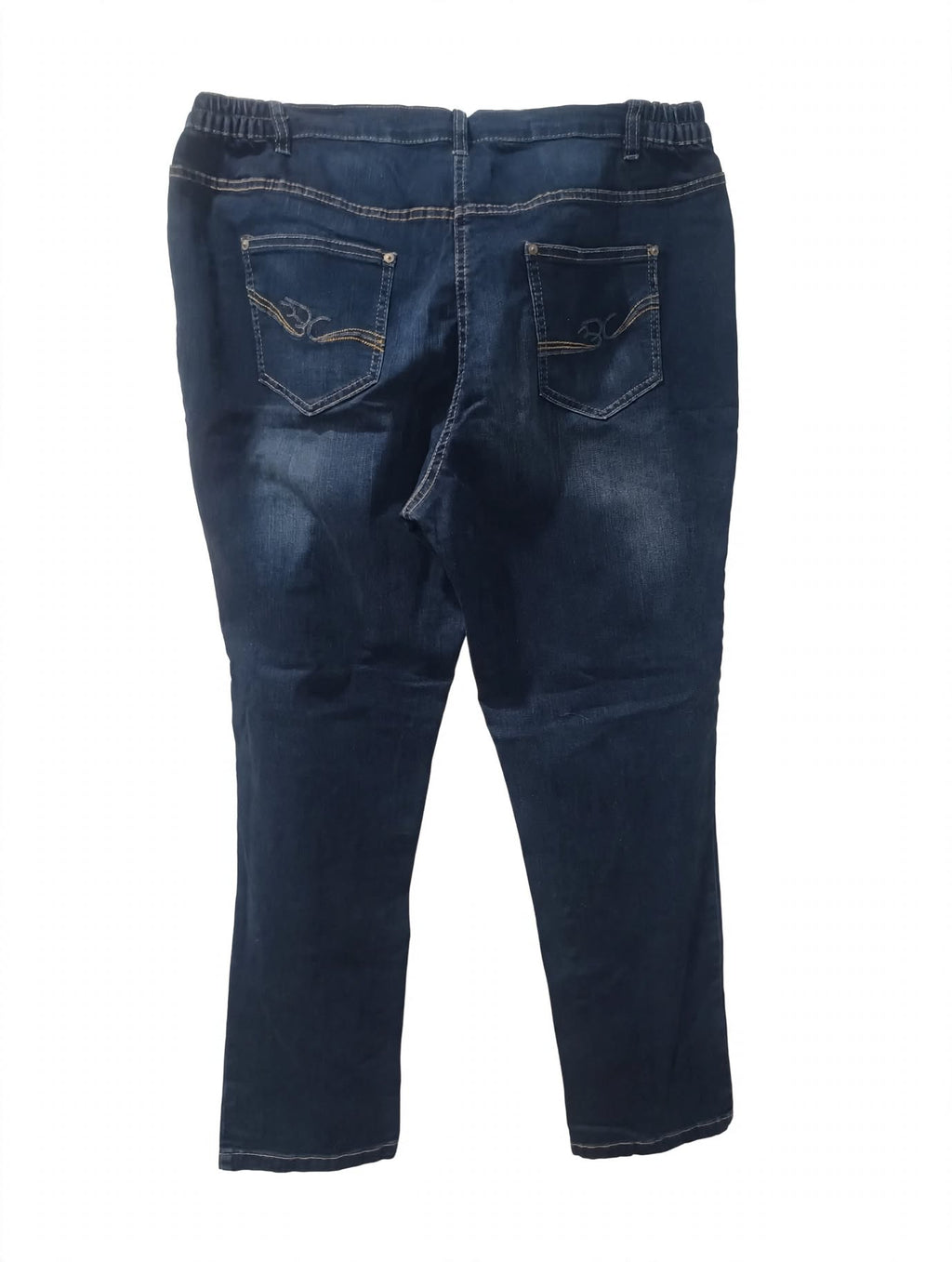 Jeans BPC Bonprix Collection Dark Wash Pull-On Broderie – Mărimea 50