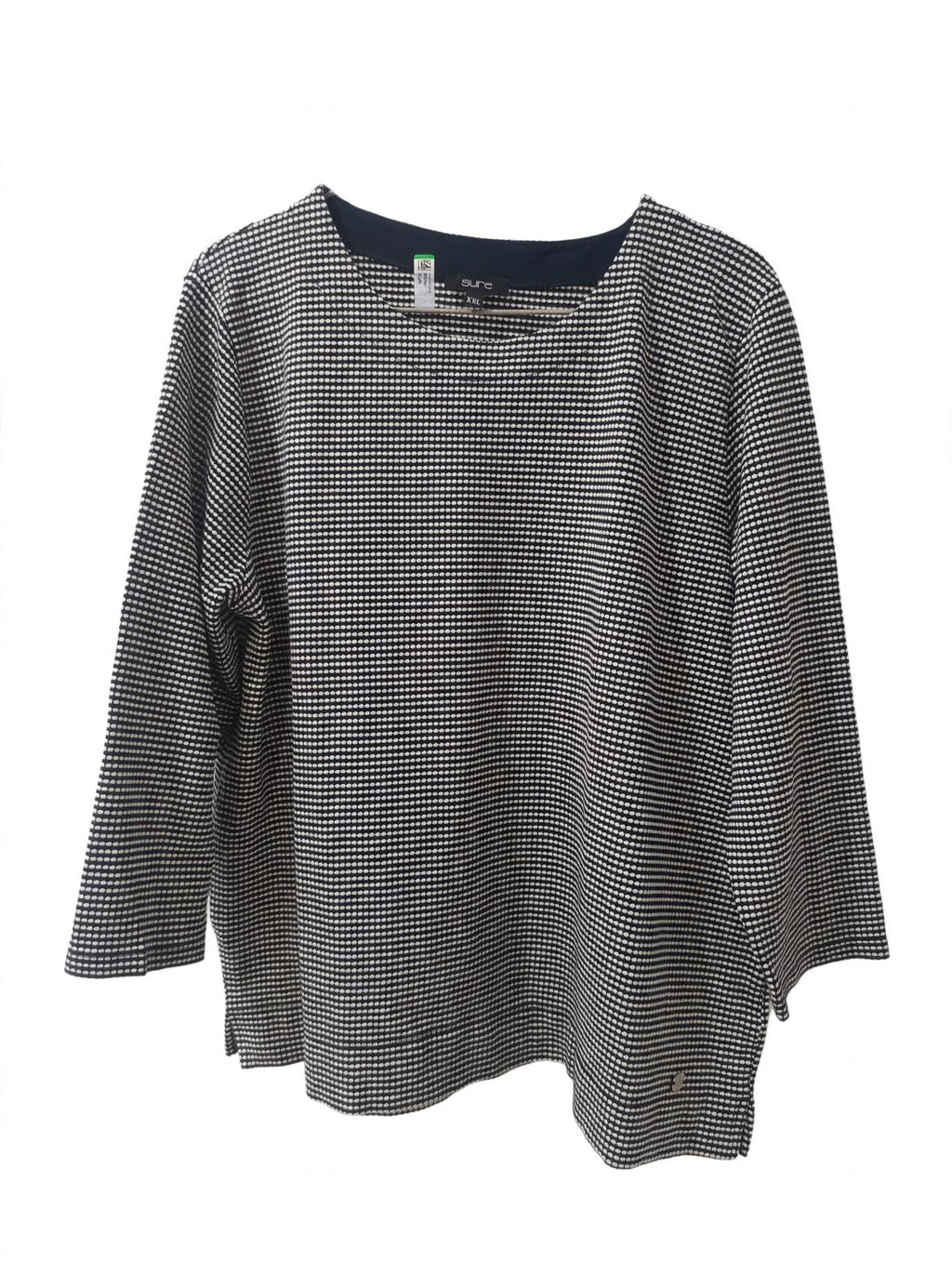Bluză Sure Bleumarin Model Geometric – Mărimea XXL