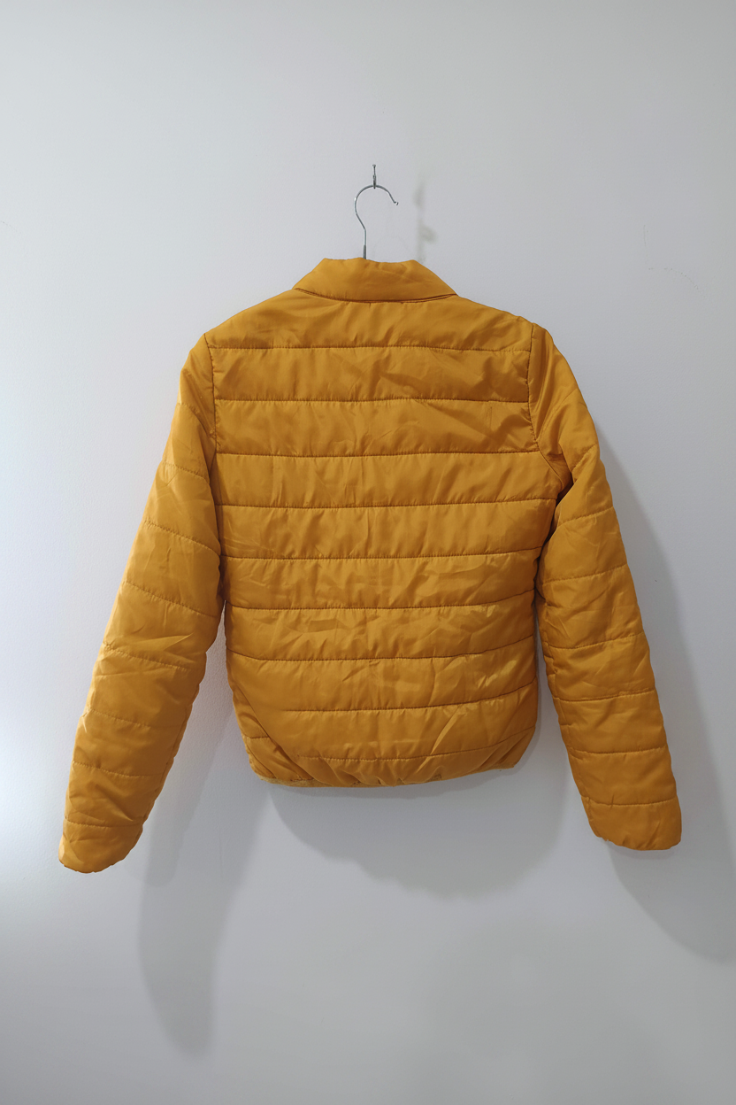 Geacă Puffer Galben Stradivarius - Spate
