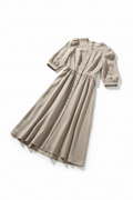 Rochie midi elegantă bej