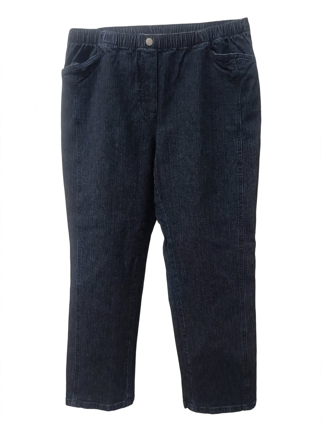 Jeans Collection L Dark Wash Pull-On Elastică Comfort – Mărimea XL
