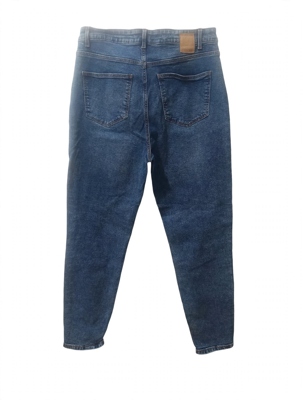 Jeans PIECES Mom Fit Ripped Knees High-Waist – Mărimea L