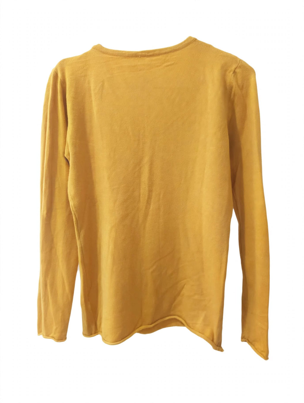 Bluză Galben Muștar Fermoar Auriu Half-Zip – Mărimea S/M