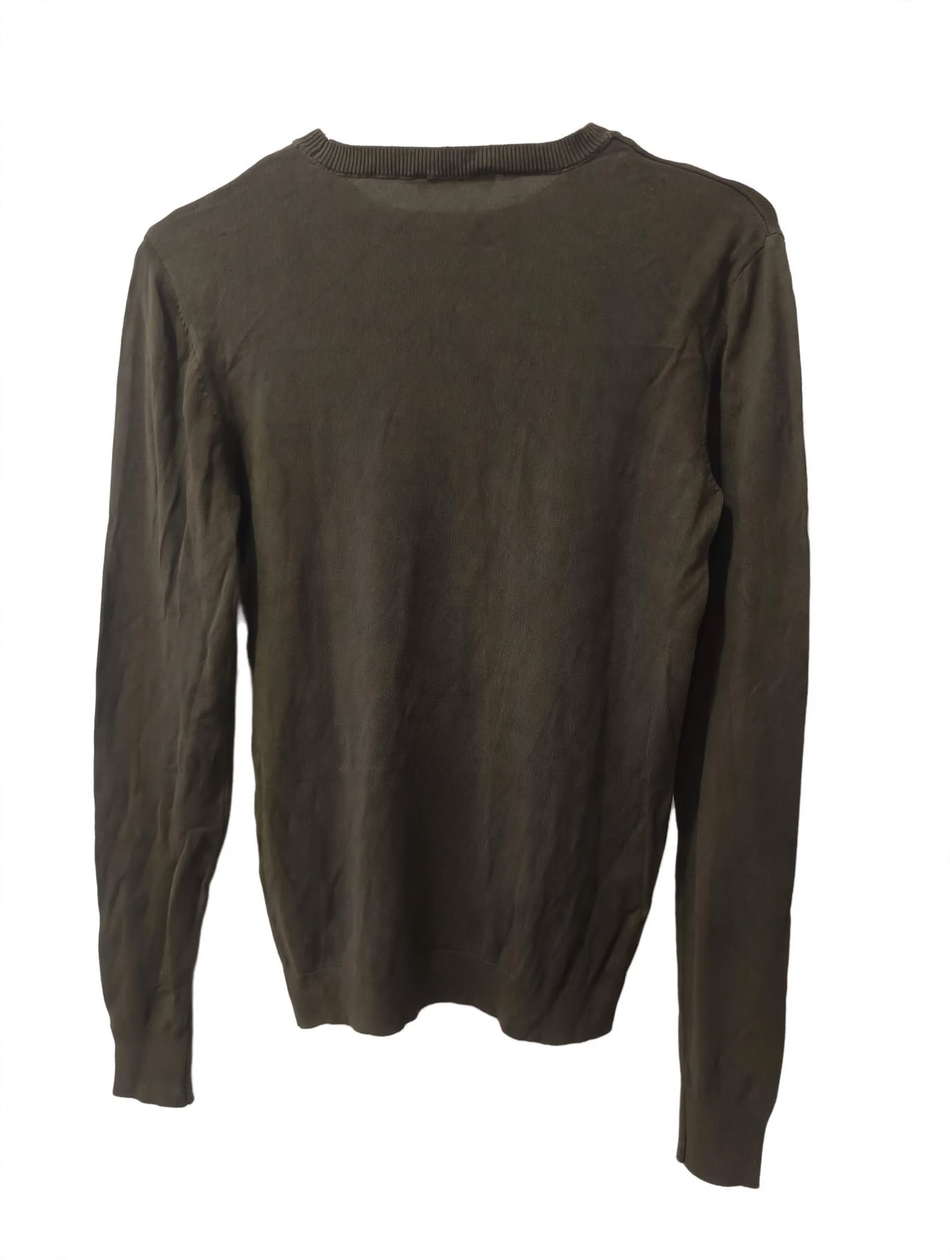 Pulover Fin Terranova Verde Kaki – Mărimea S