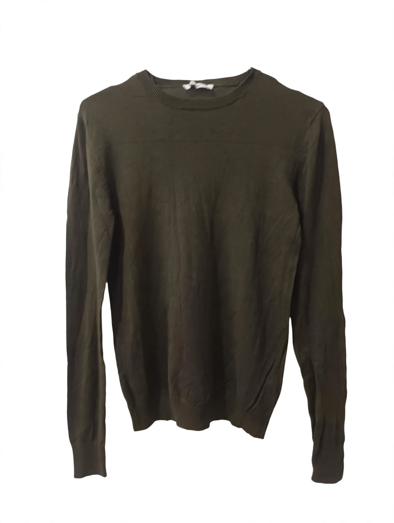 Pulover Fin Terranova Verde Kaki – Mărimea S