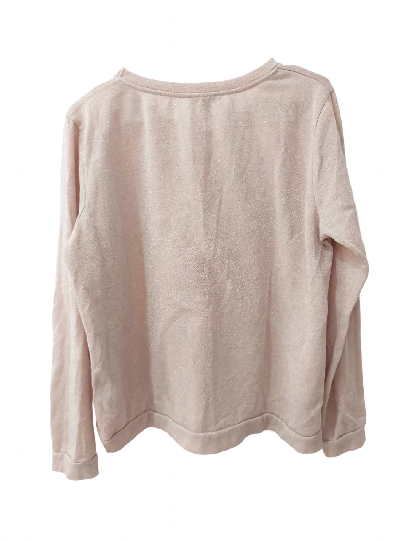 Top Amisu Roz Pudrat Shimmer Lurex – Mărimea L