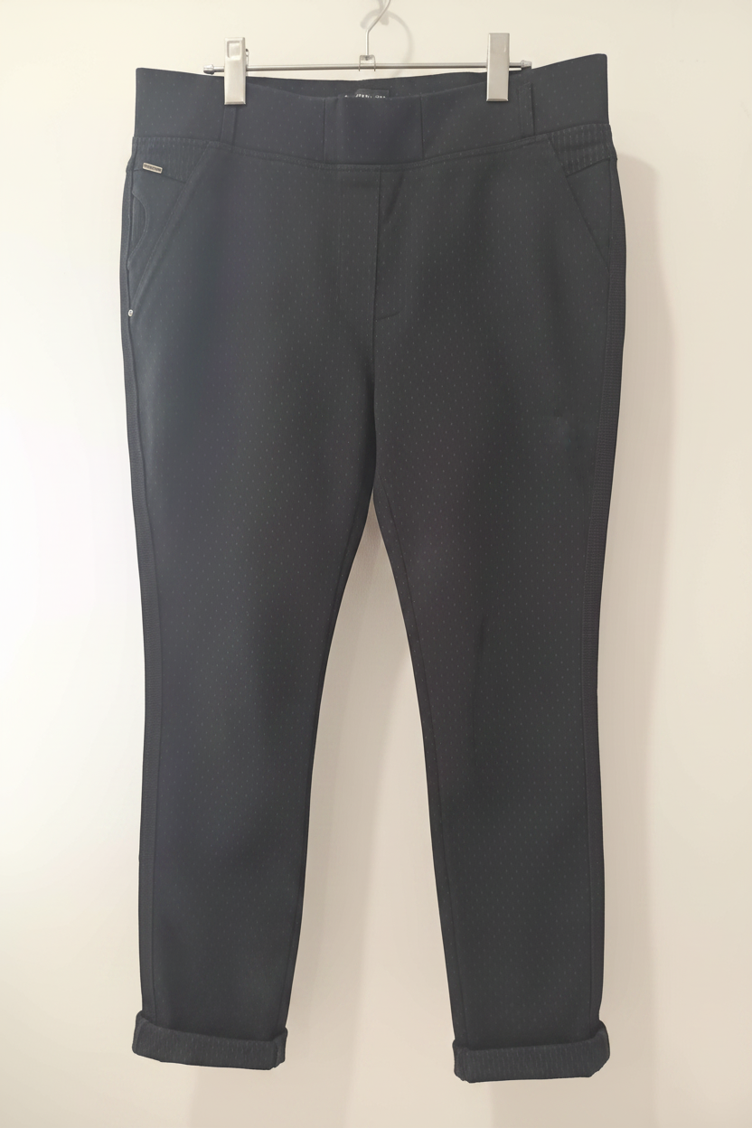 Pantaloni Skinny Gri - Față