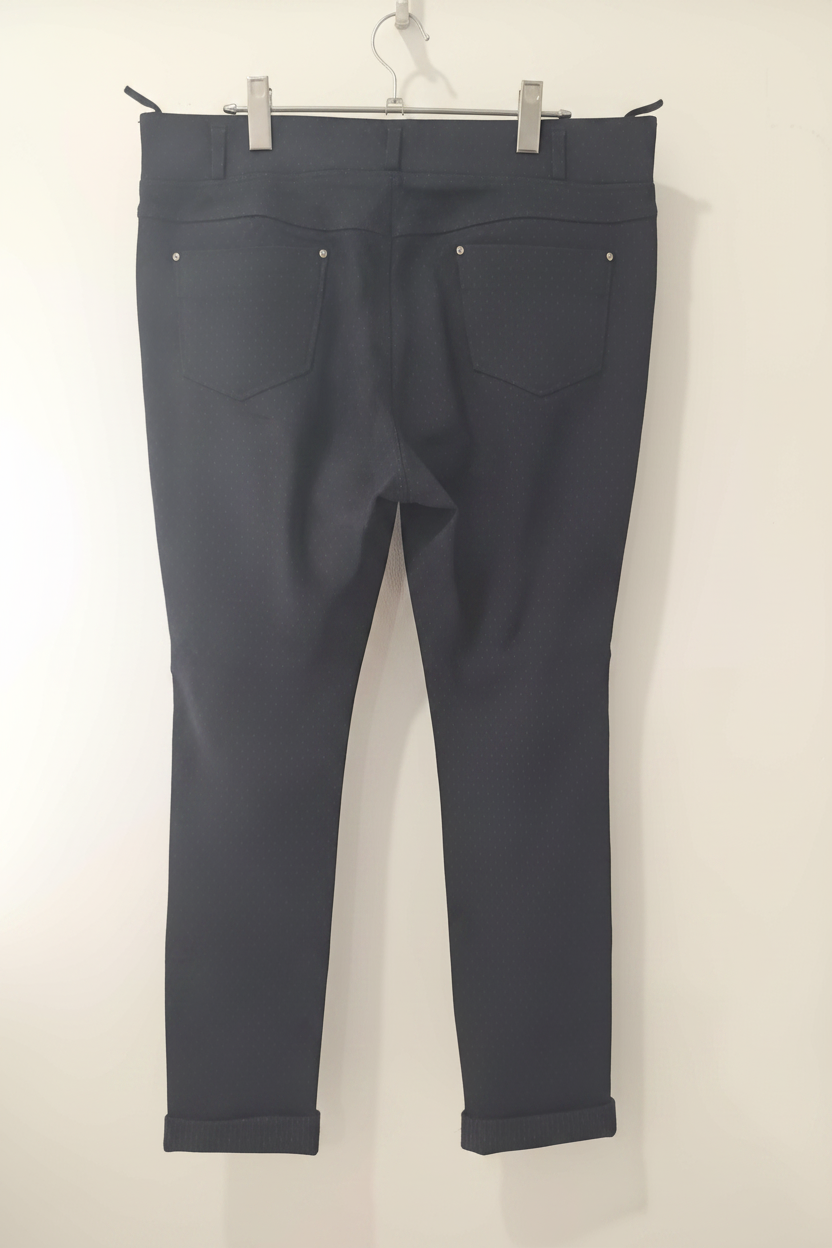 Pantaloni Skinny Gri - Spate