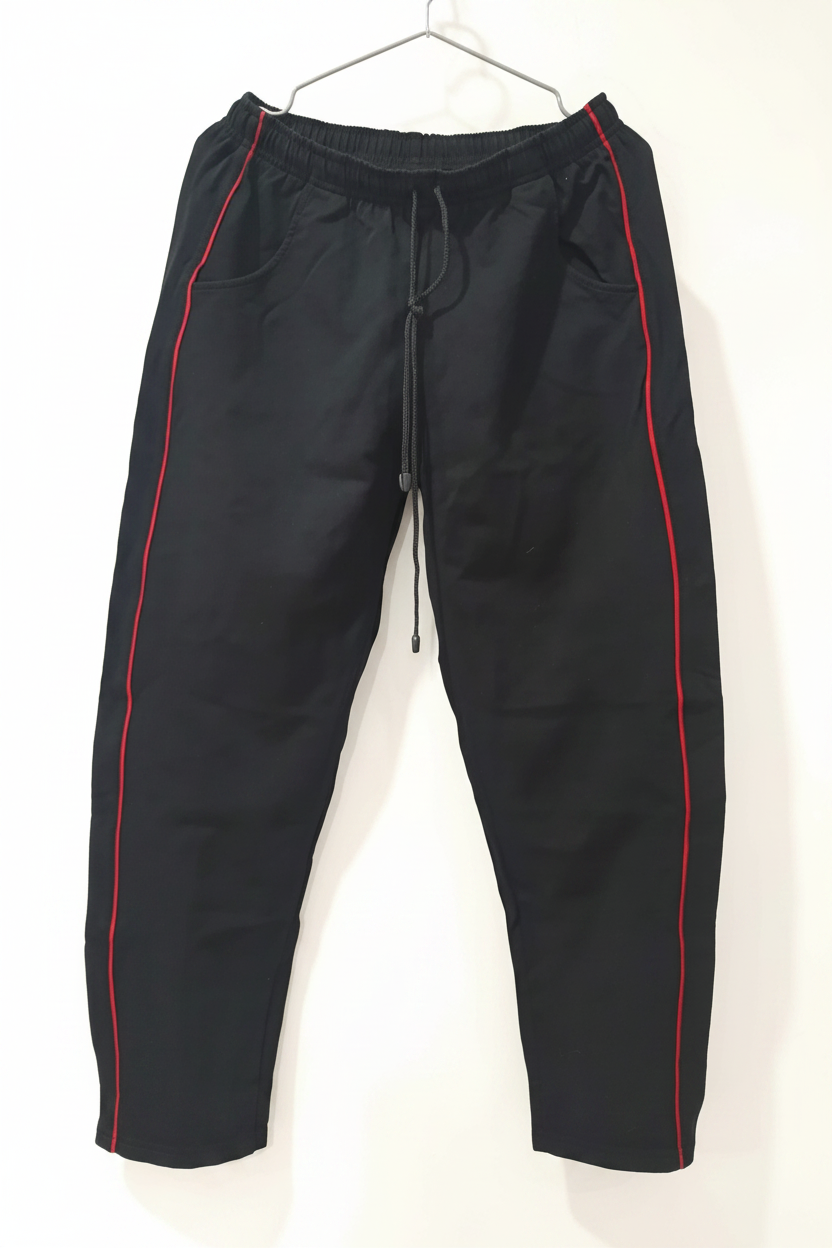 Pantaloni Sport Fundal Alb