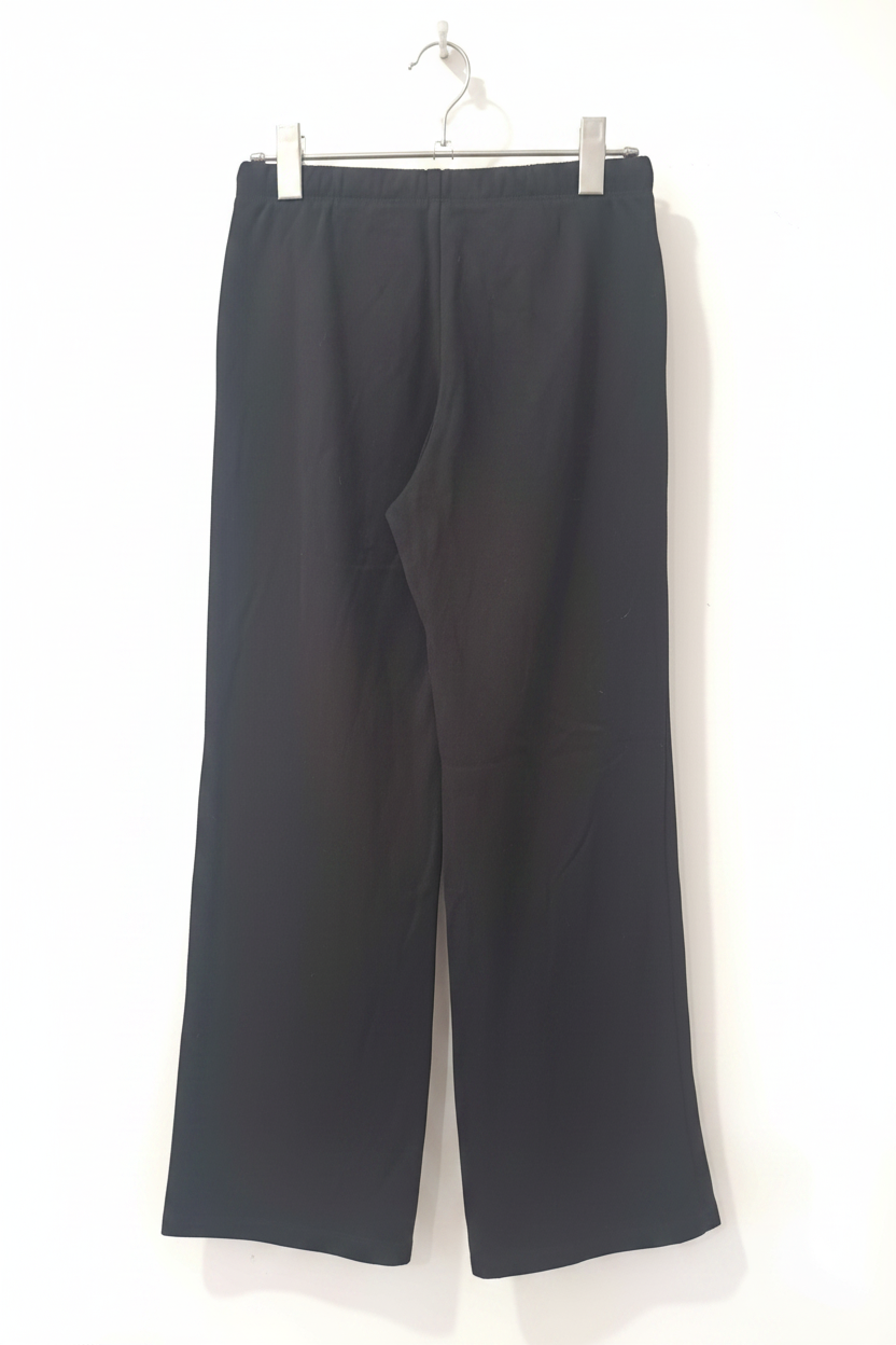 Pantaloni Wide-Leg Negri - Spate