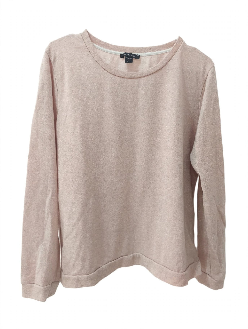 Top Amisu Roz Pudrat Shimmer Lurex – Mărimea L