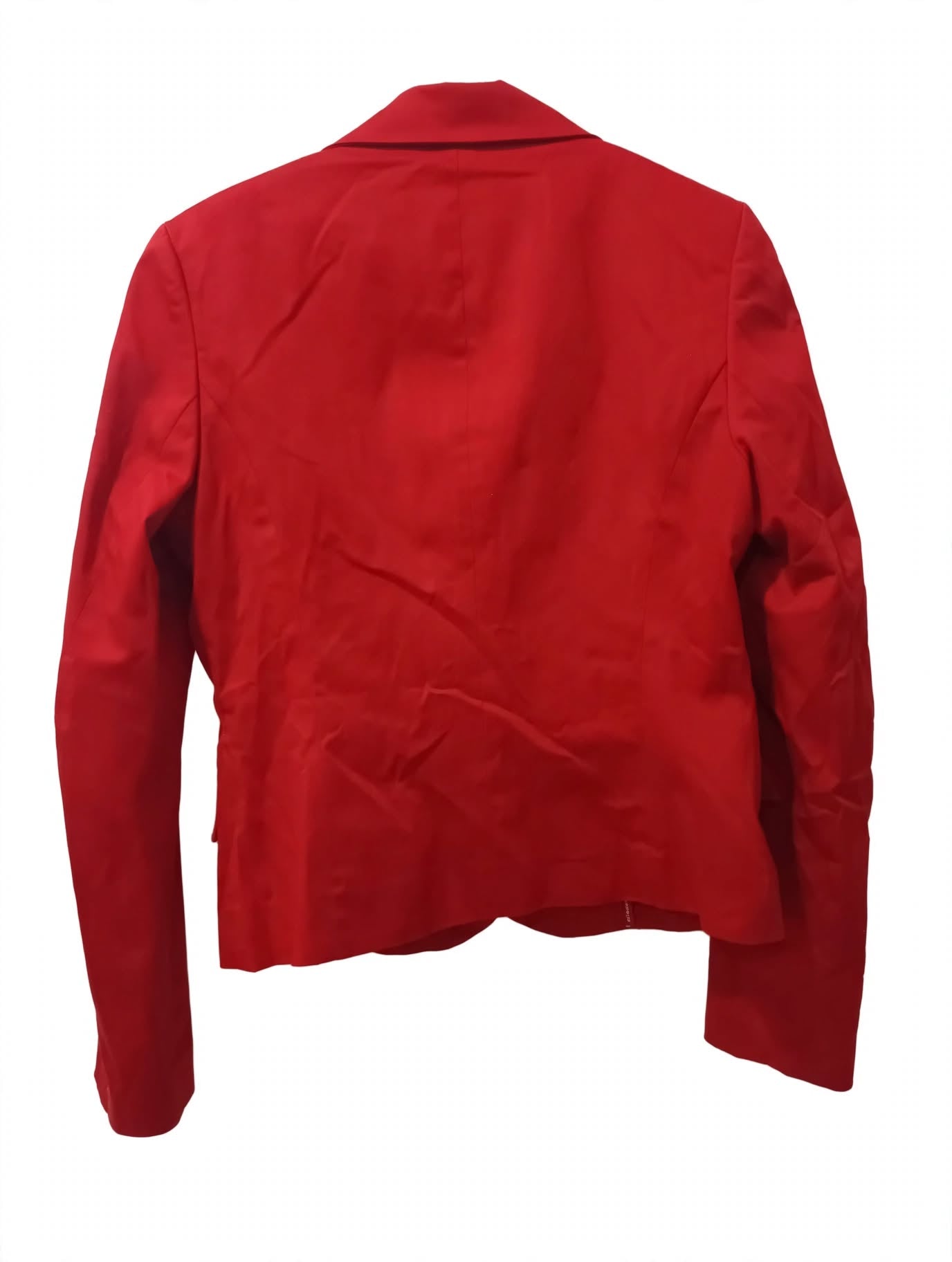 Blazer Roșu Aprins 98% Bumbac Nasturi Negri Esprit Collection